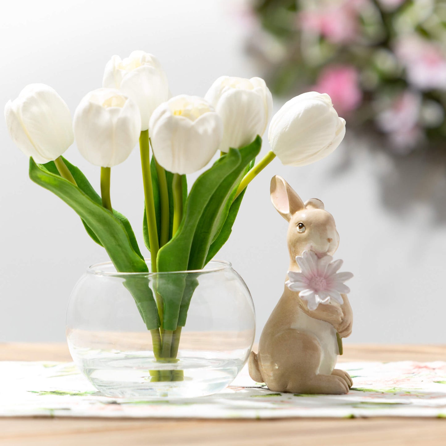 White Tulip Arrangement