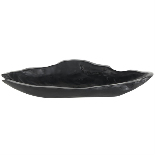 Black Teak Wood Bowl
