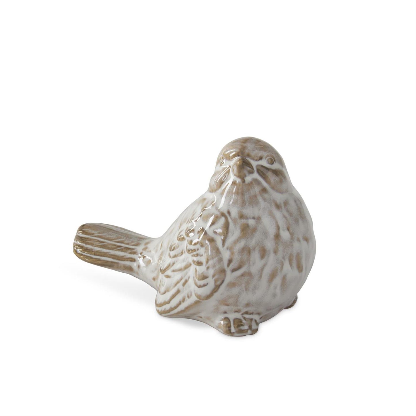Cream Glazed Ceramic Birds
