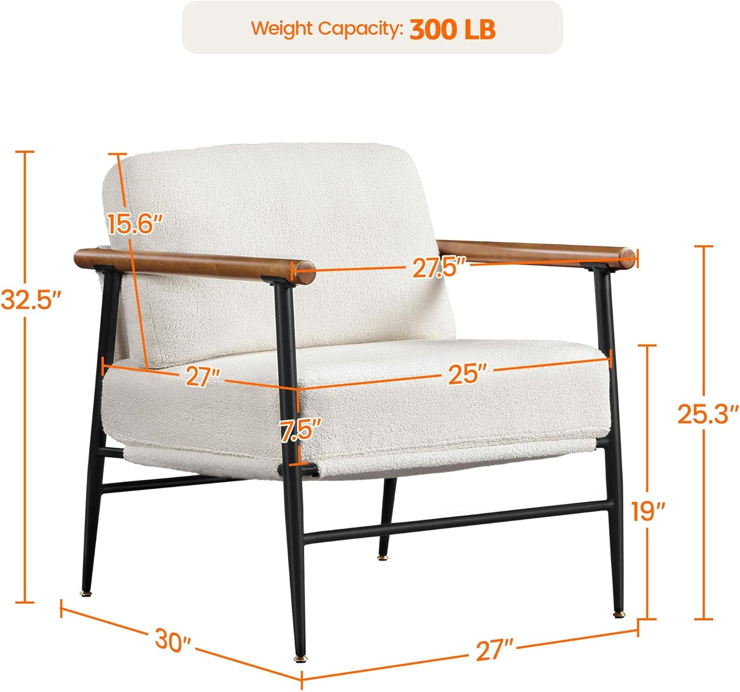 Mid Century Accent Chair