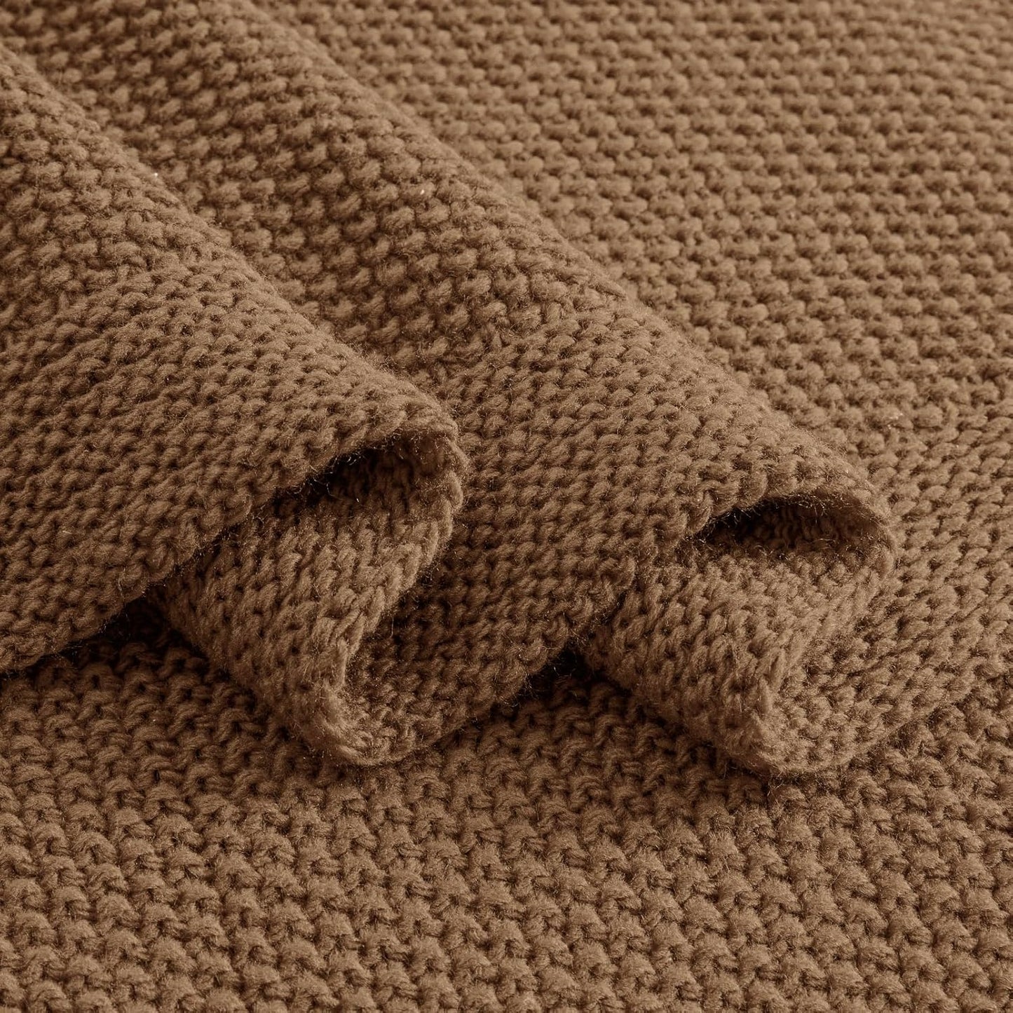 Brown Knit Blanket