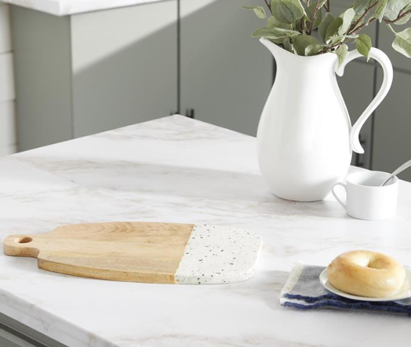 Terrazzo Detailed Wood Cutting Board