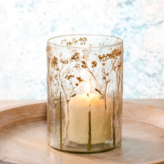 Pressed Baby's Breath Jar
