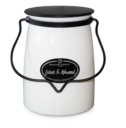 Linen & Ashwood Candle