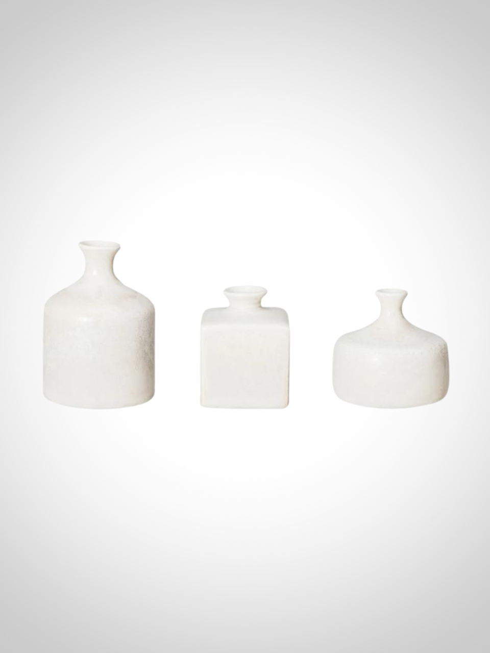 Small Cream Vases