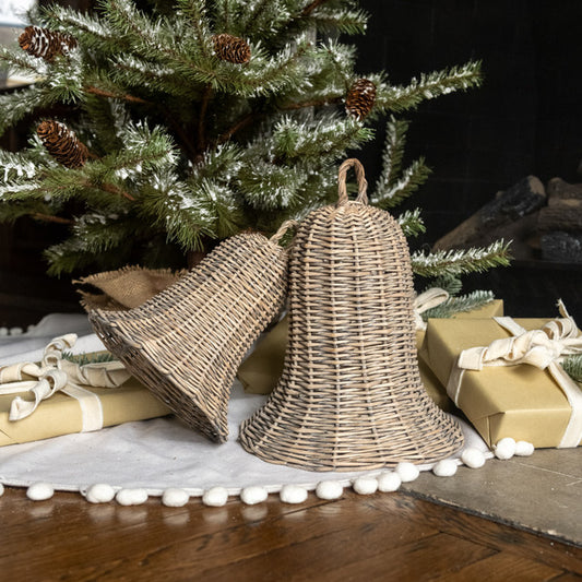 Oversized Rattan Bells