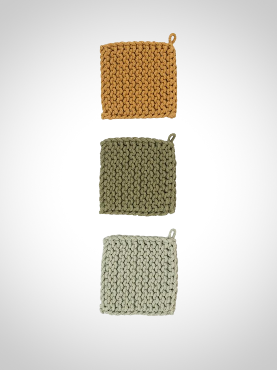 Bright Crocheted Pot Holder