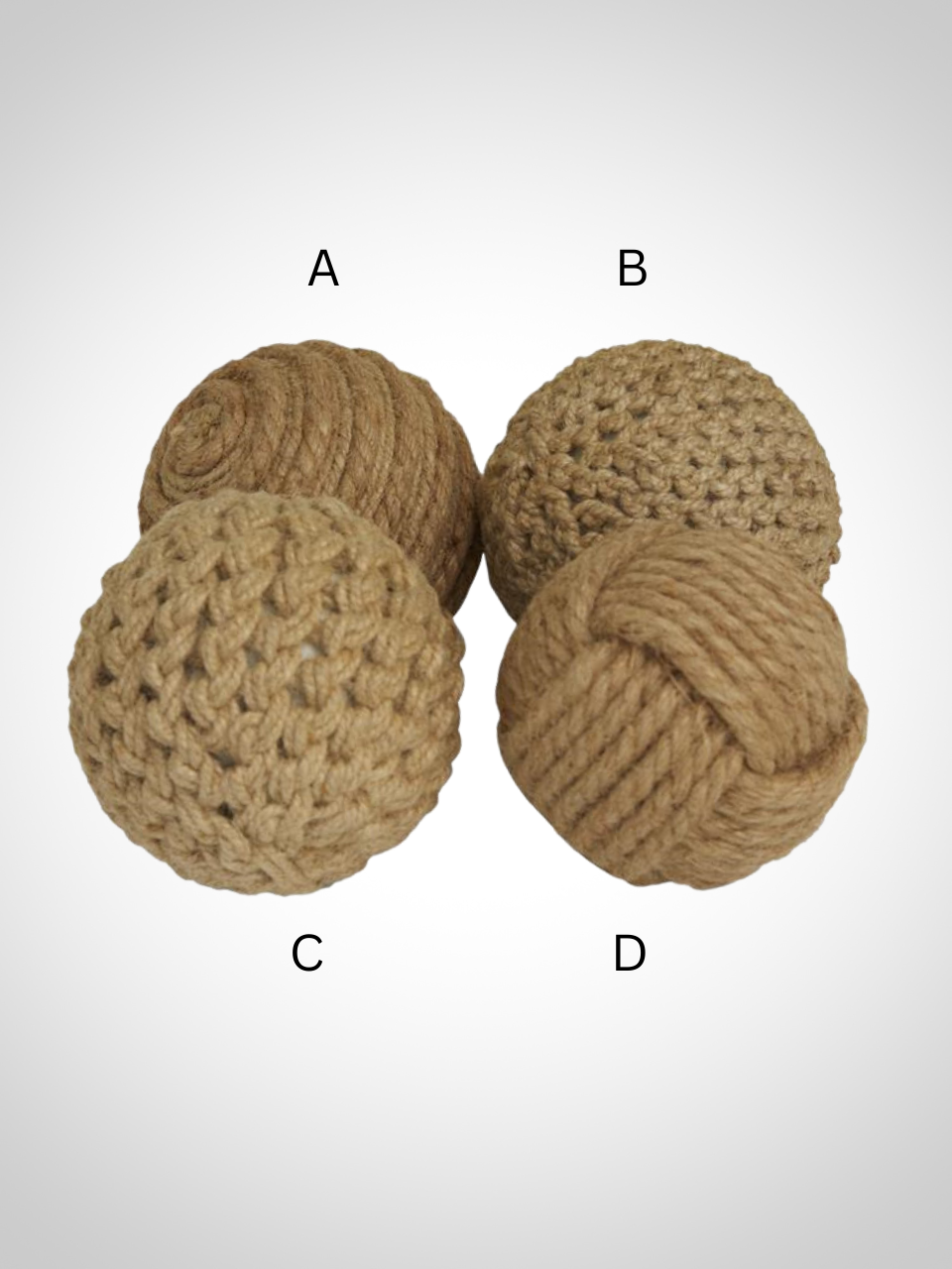 Tan Rope Balls
