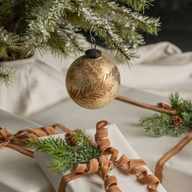 Gold Leaf Ornament