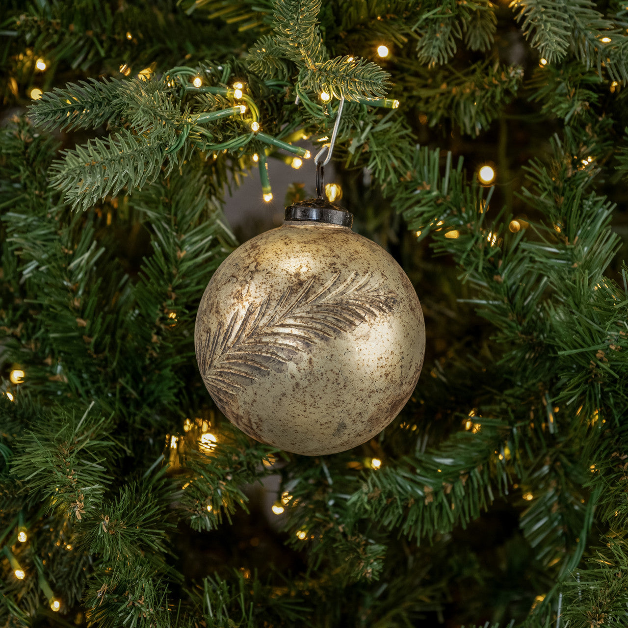 Gold Leaf Ornament