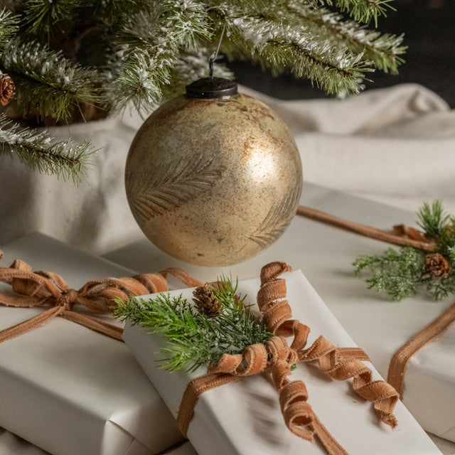 Gold Leaf Ornament