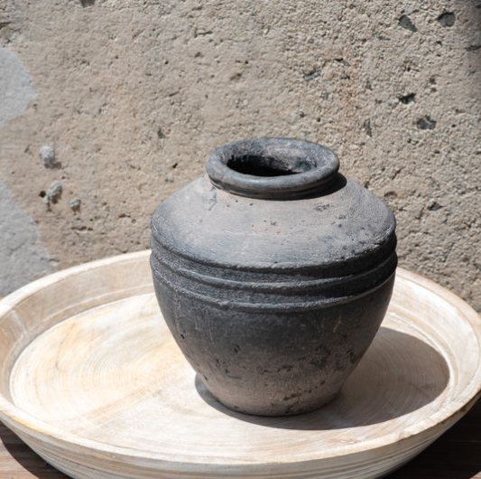 7" Charcoal Vase