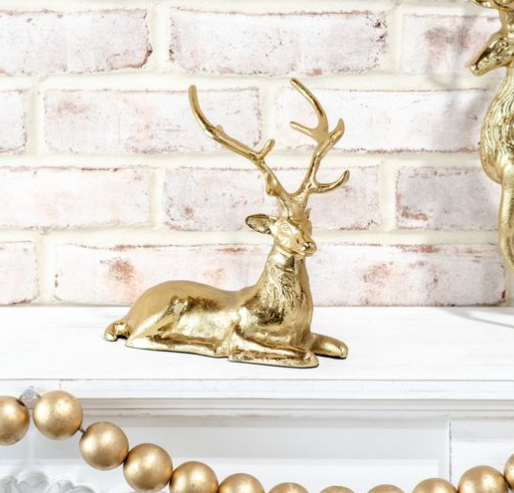 Gold Reindeer