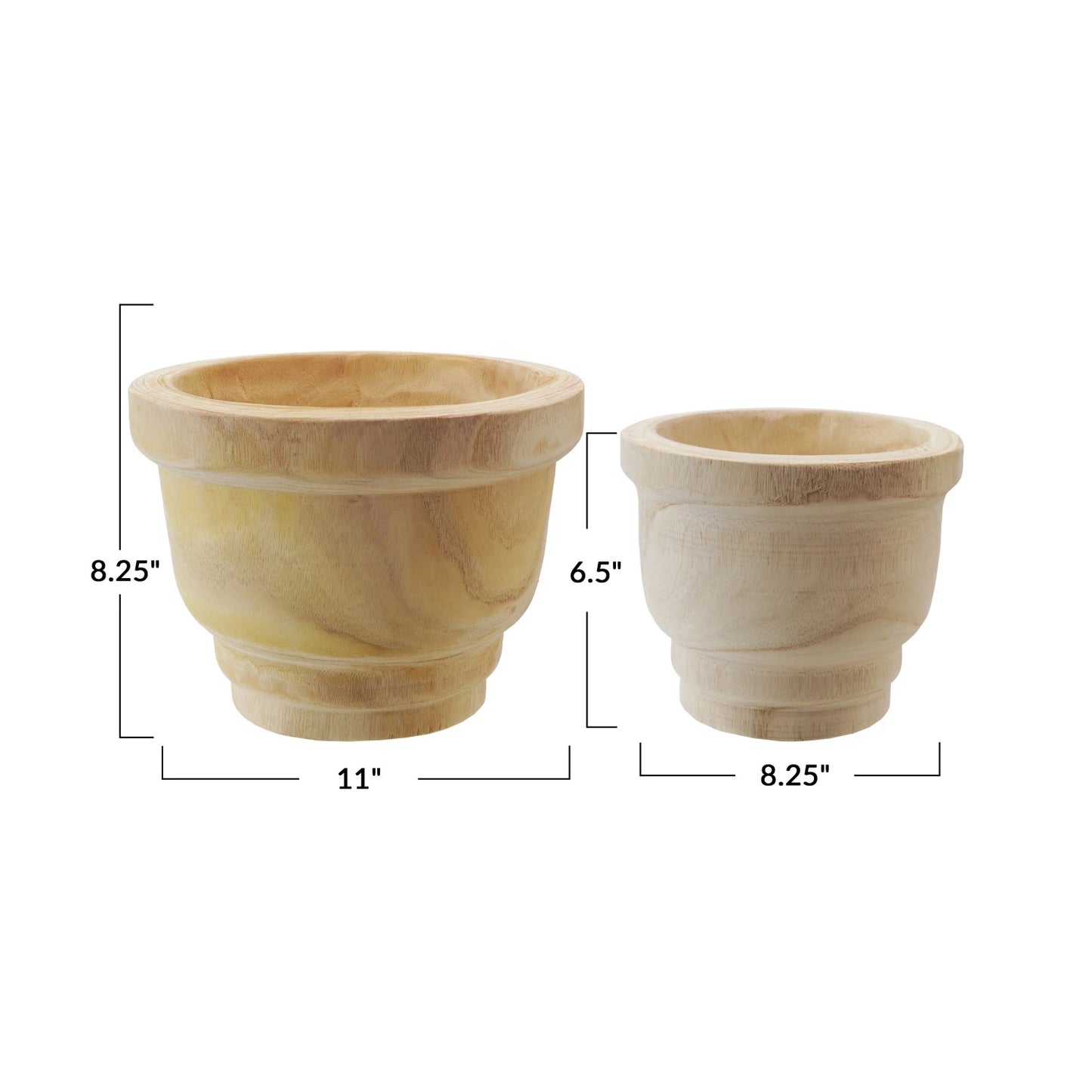 Paulowina Wood Planters
