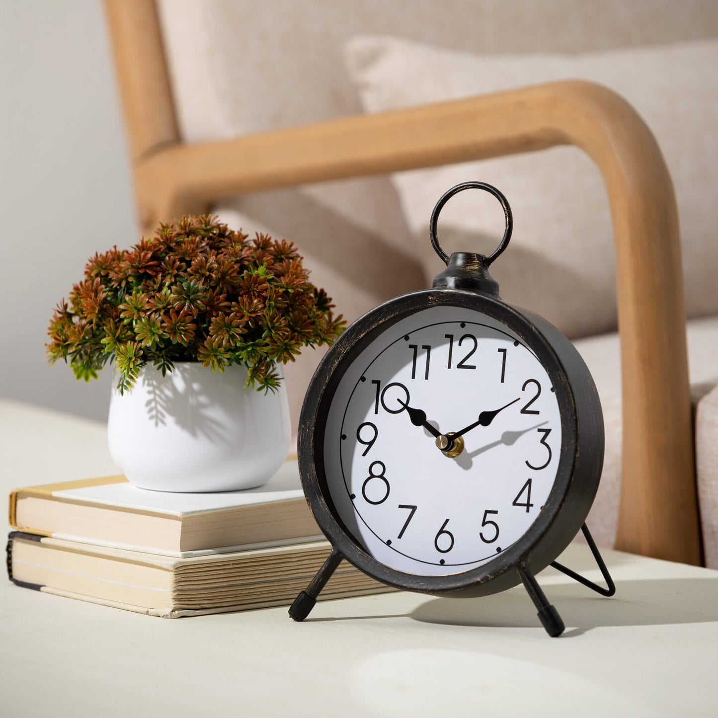 Black Vintage Clock