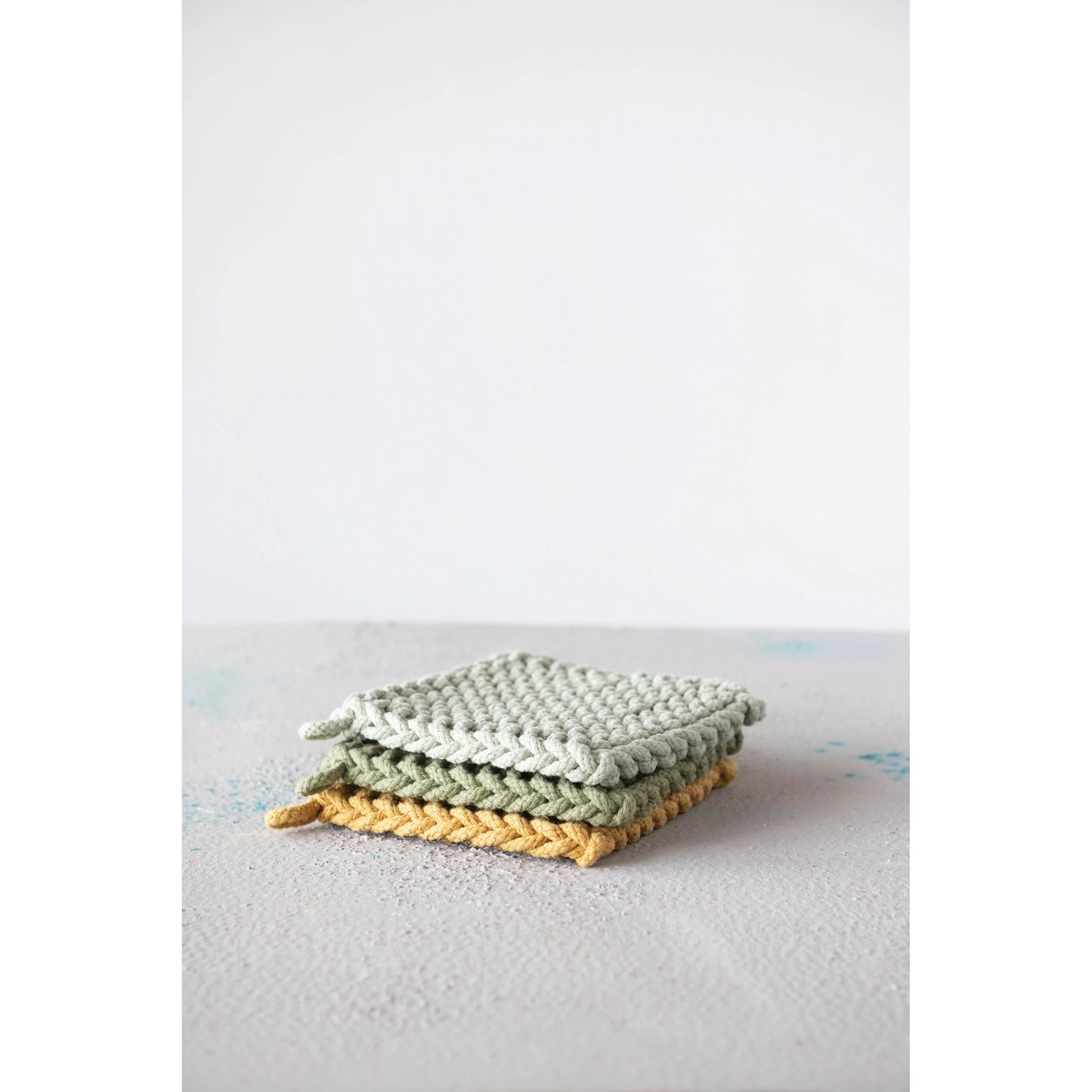 Bright Crocheted Pot Holder