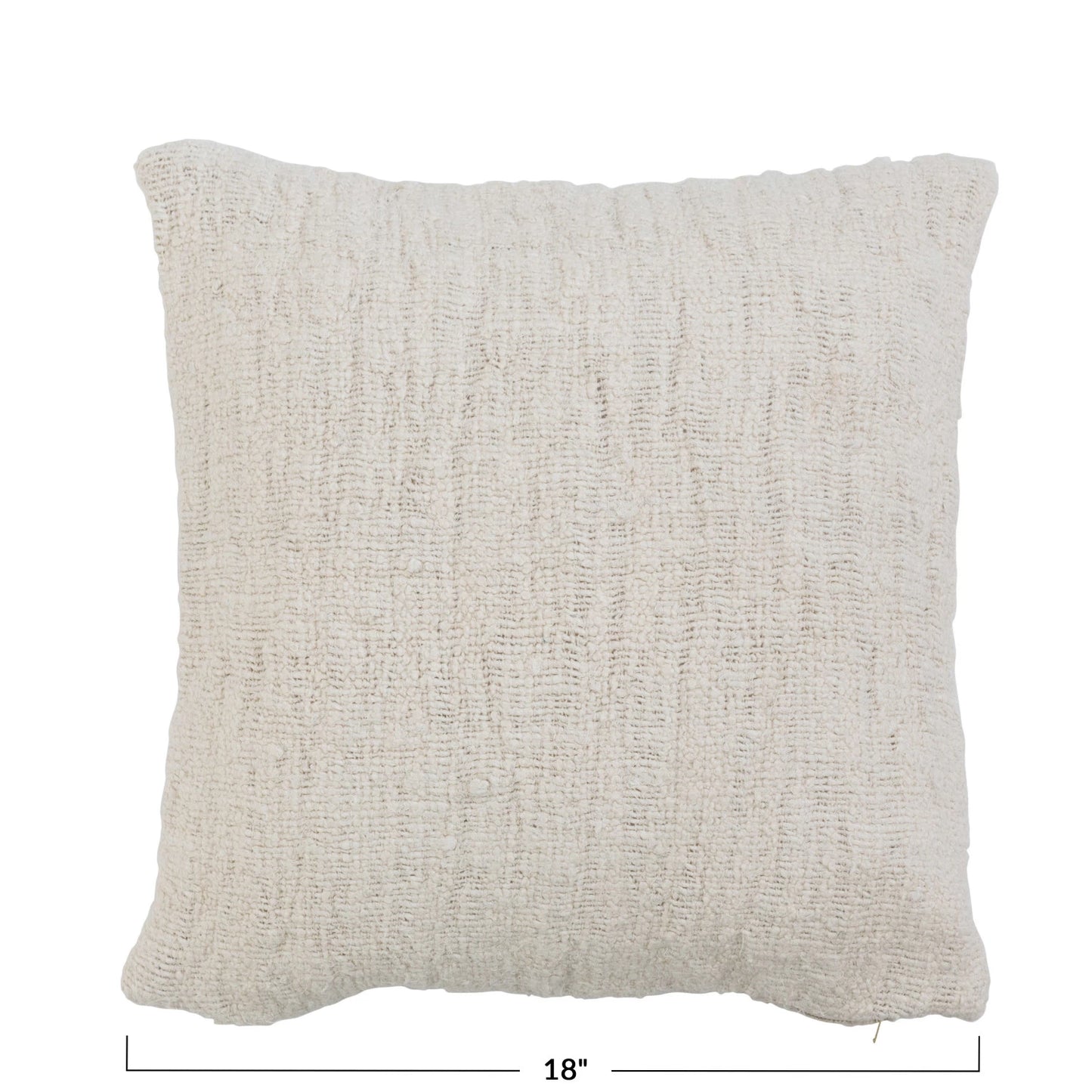 Stonewashed Silk & Woven Pillow