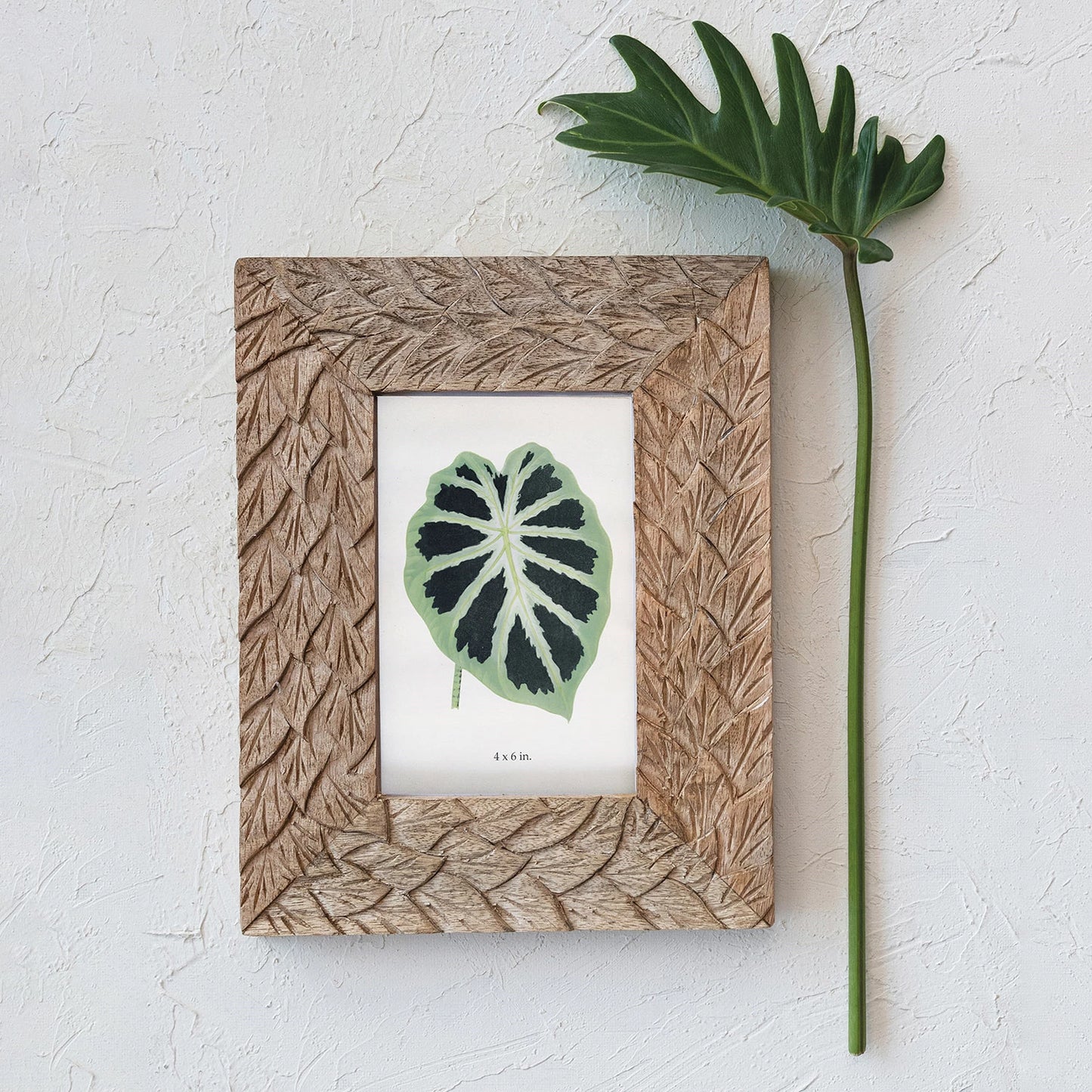 Carved Wood Picture Frame