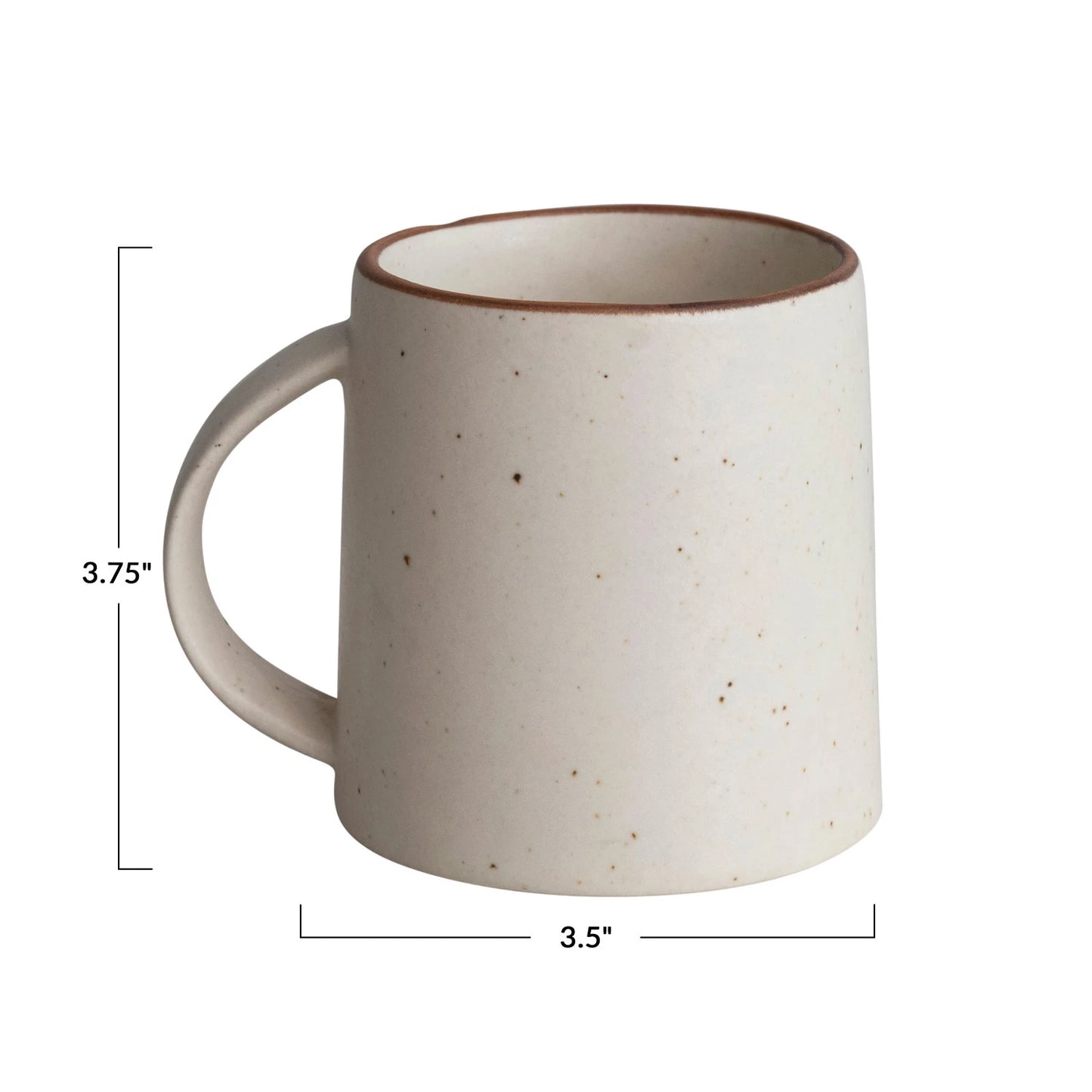 Cream Speckled Mug