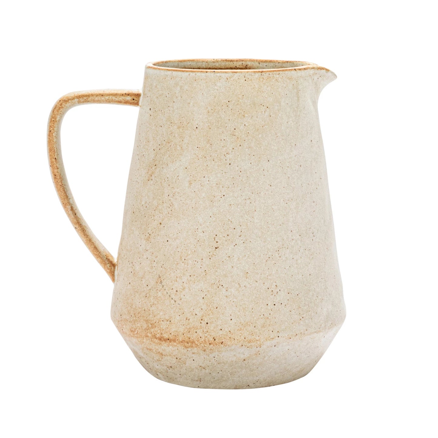 Neutral Stoneware Pitcher