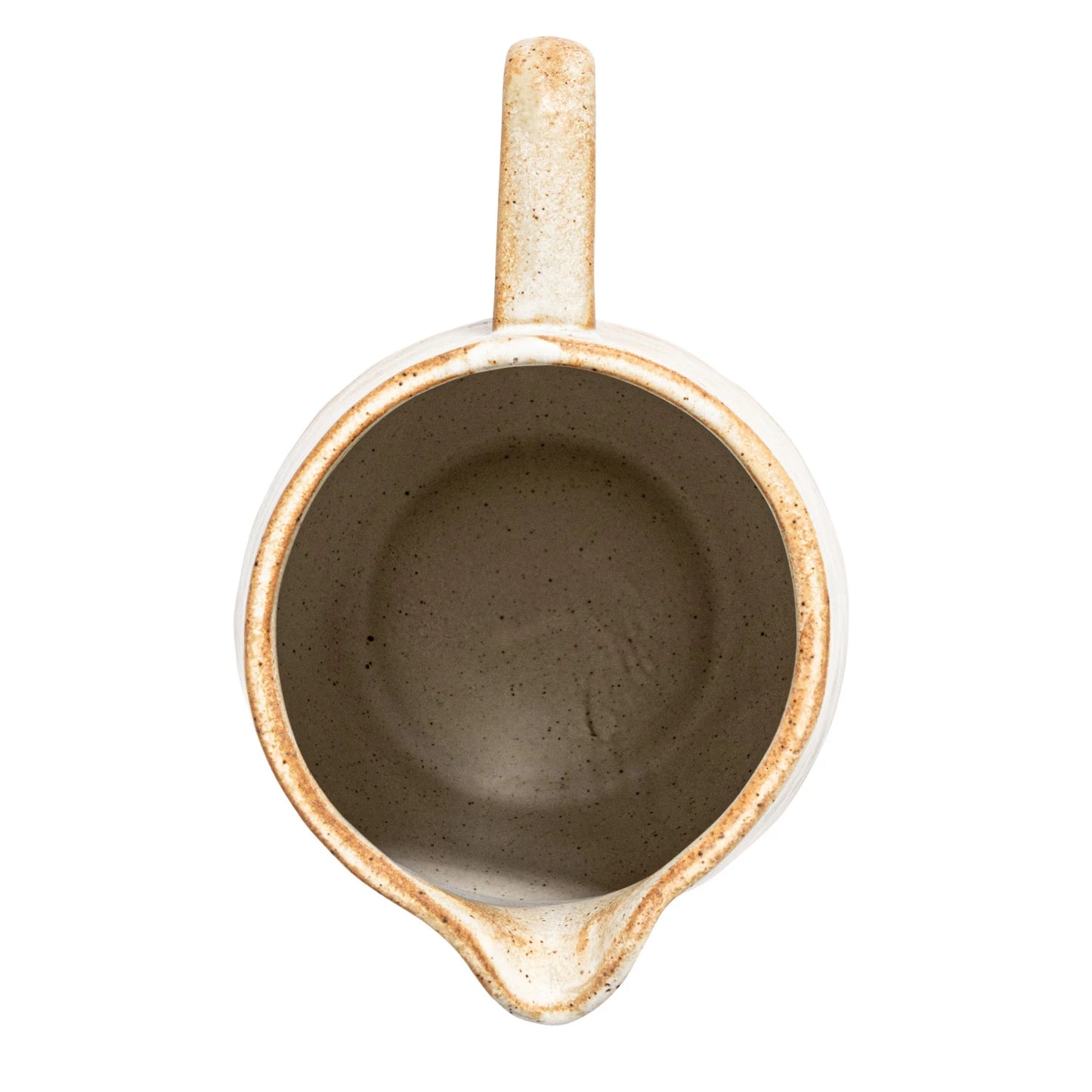 Neutral Stoneware Pitcher