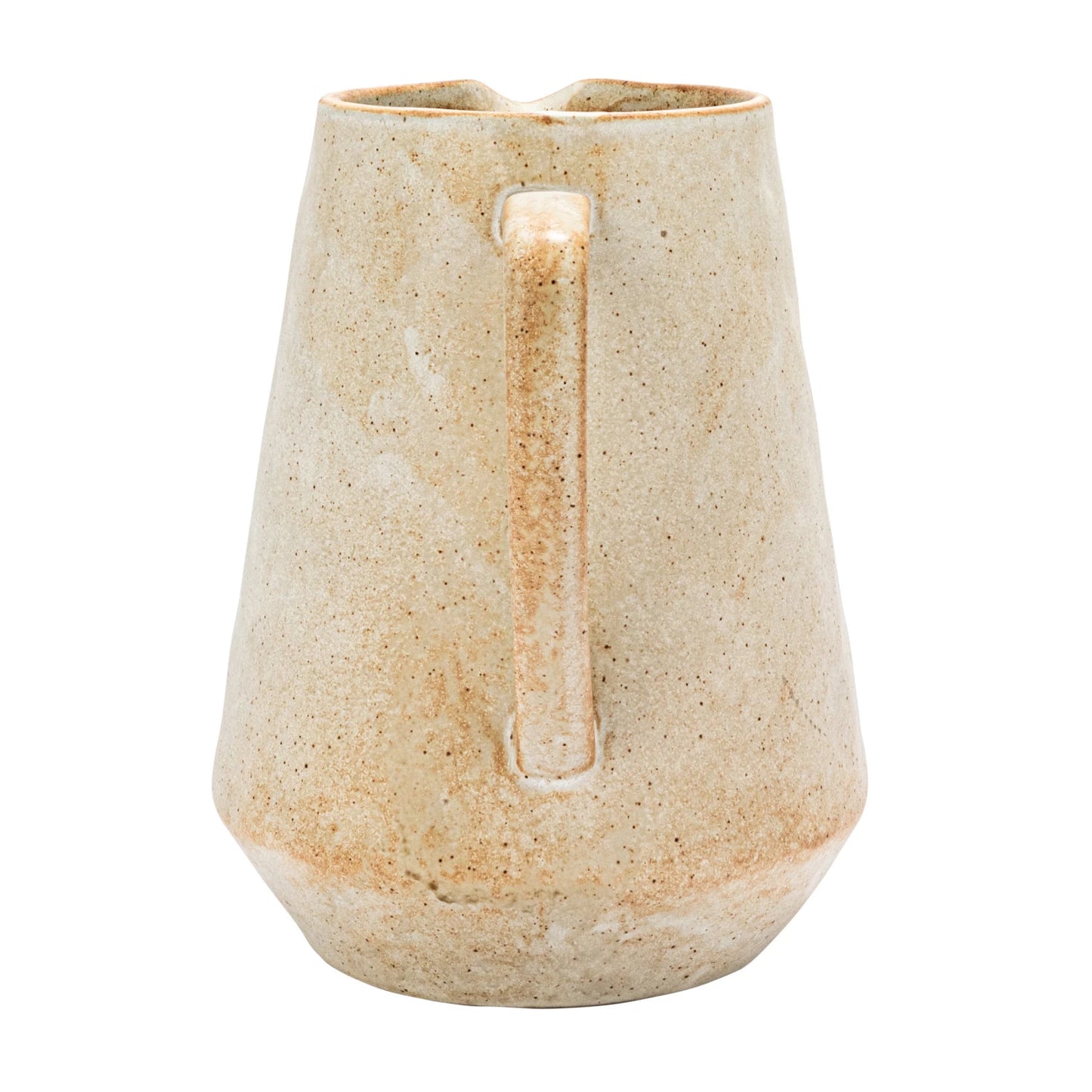 Neutral Stoneware Pitcher