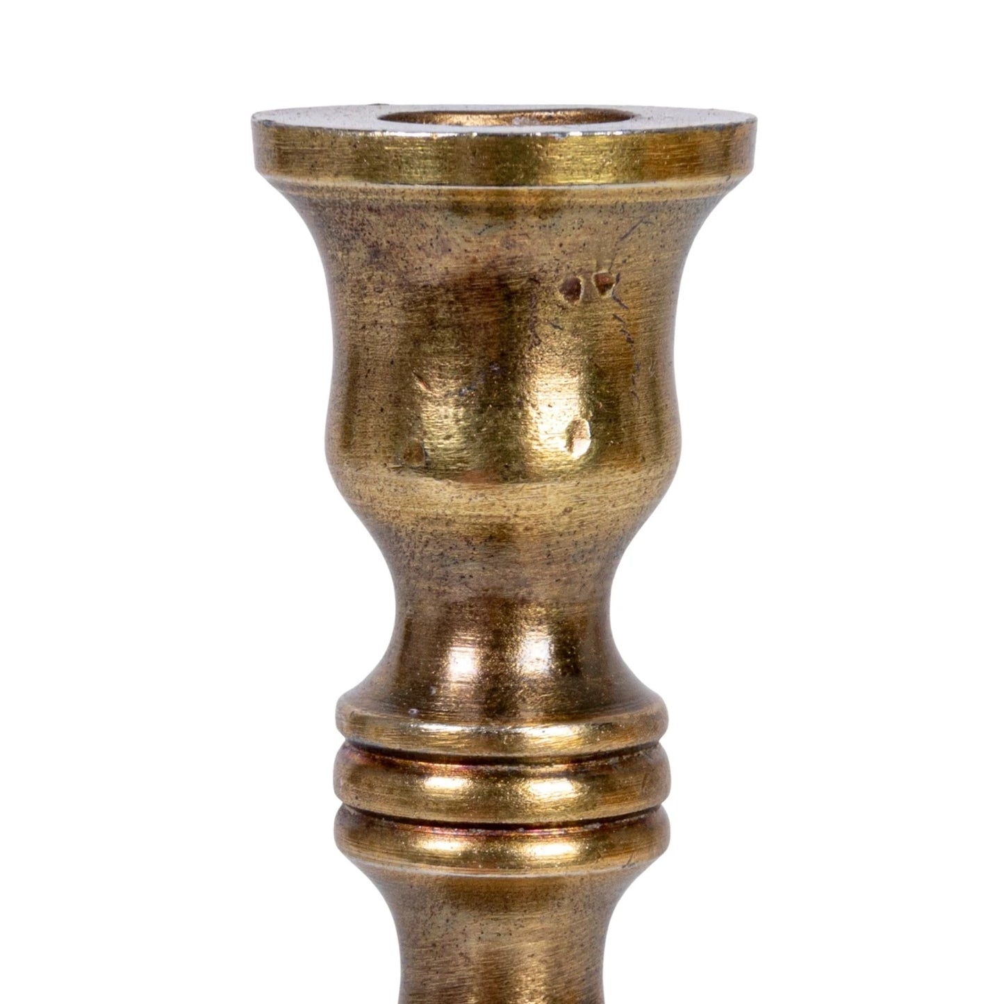 4.5" Antique Brass Taper holder