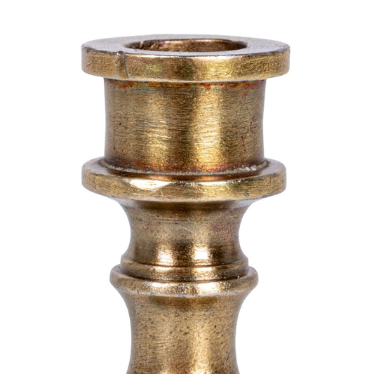 2.5" Antique Brass Taper holder