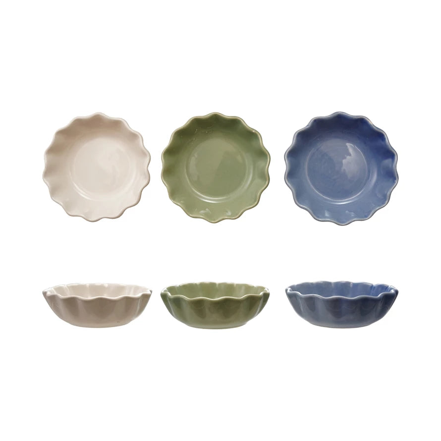 Mini scalloped Bowls