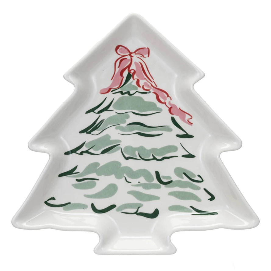 Tree Stoneware Plate