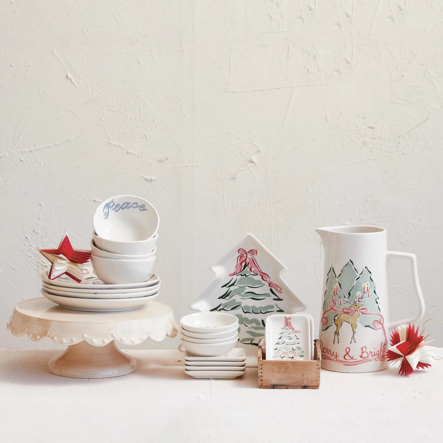 Tree Stoneware Plate