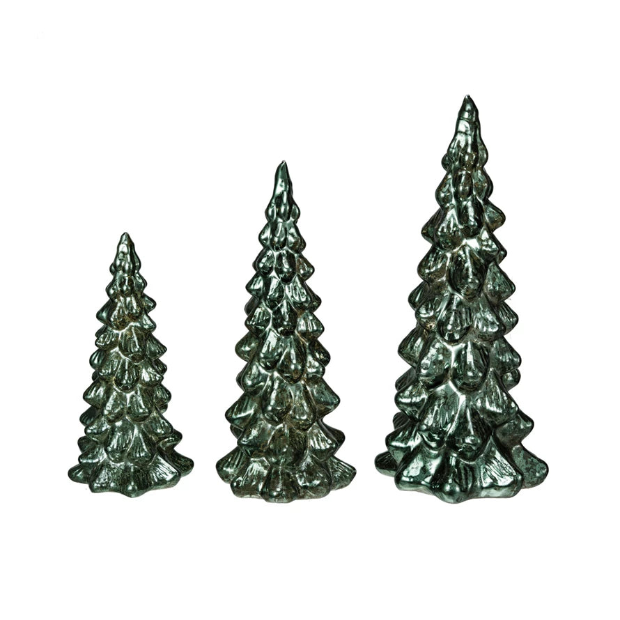 Mercury Green LED Trees