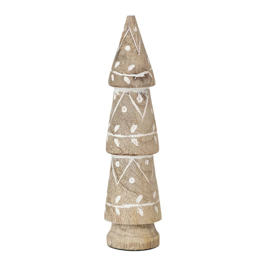 Hand-Carved Wood Tree