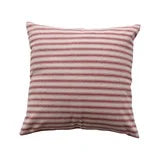 Red Striped Pillow