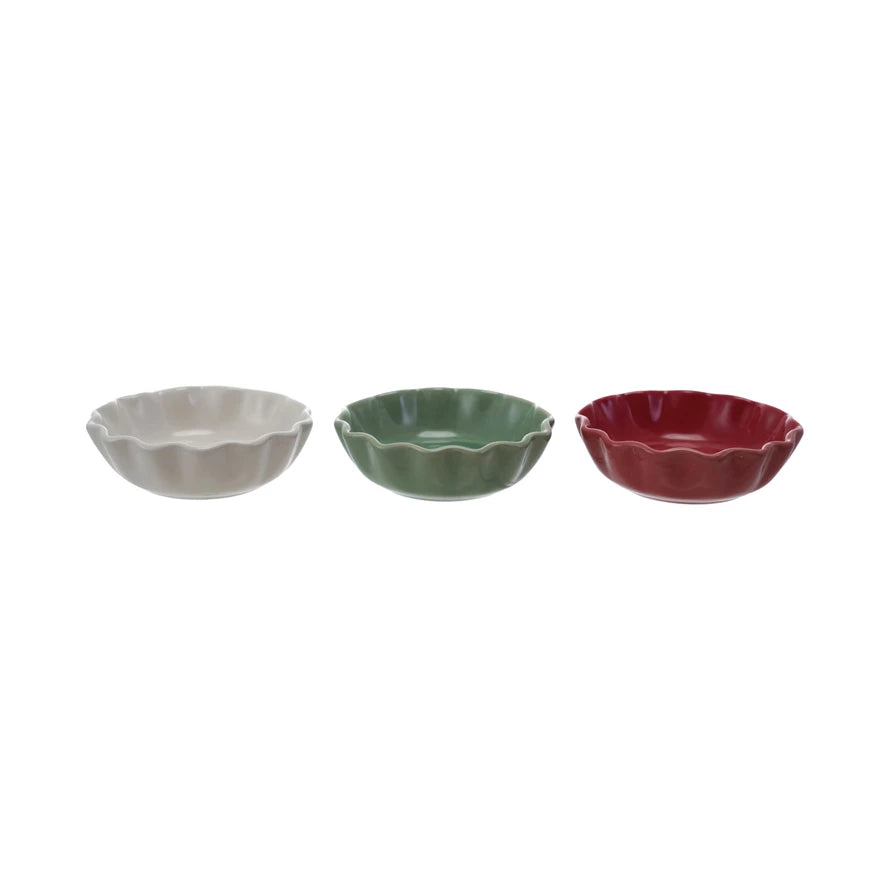 Seasonal Mini scalloped Bowls