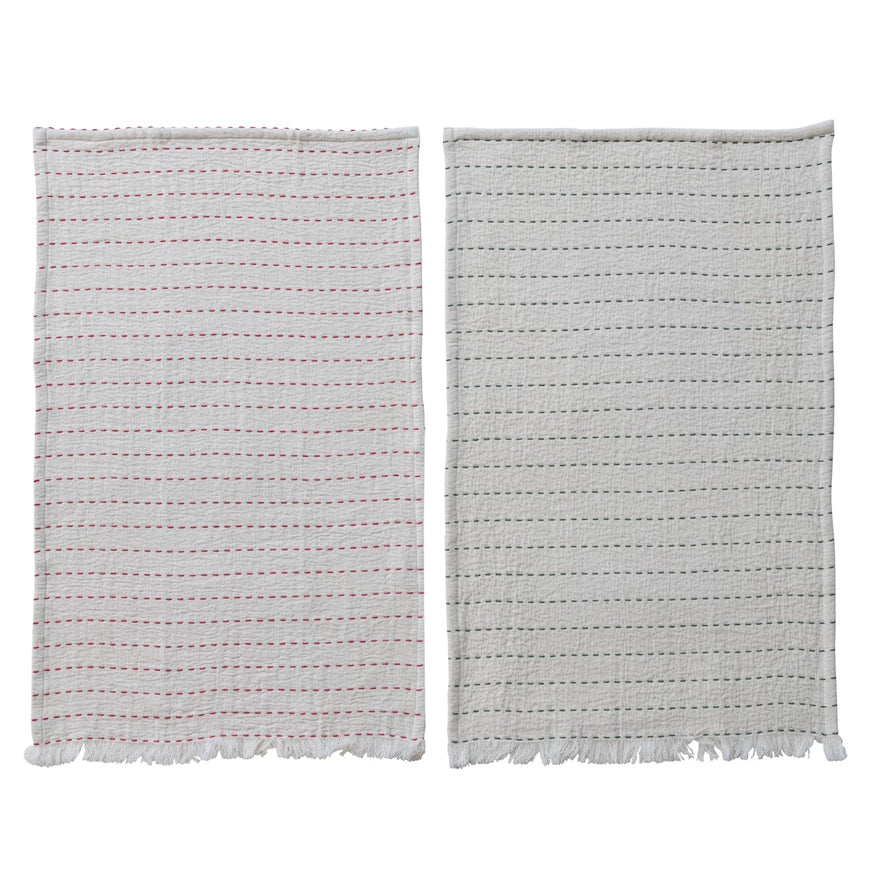 Kantha Stiched Tea Towel