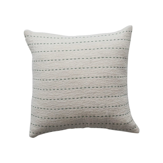Kantha Stiched Throw Pillow