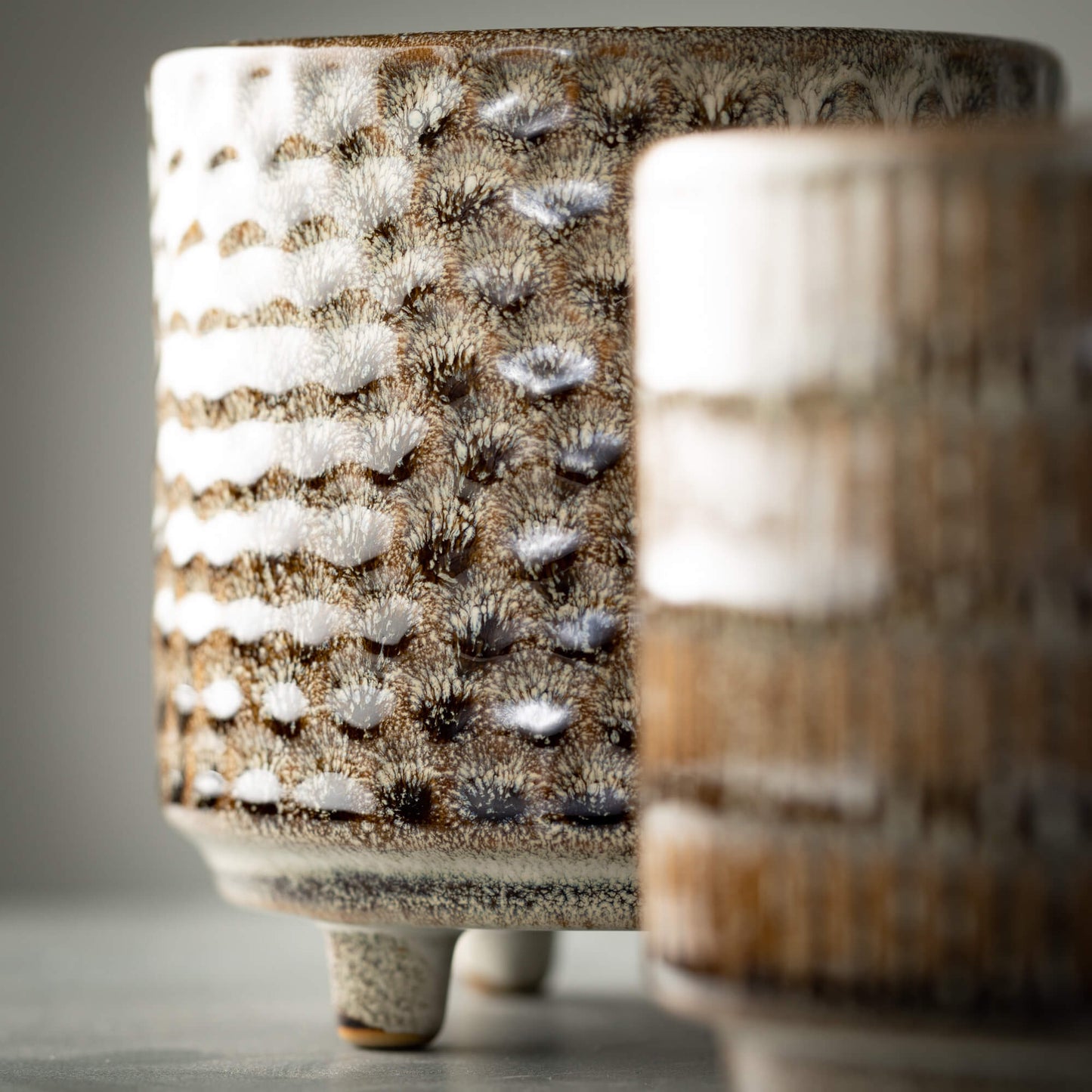 Brown Textured Planter