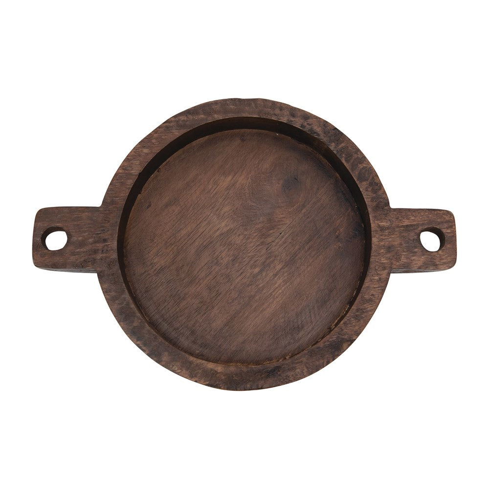 Hand-Carved Mango Wood Bowl