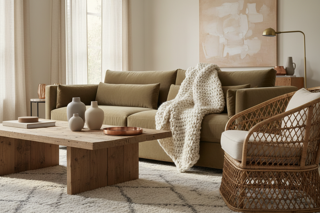 Decorating neutral rooms with textures in Iowa