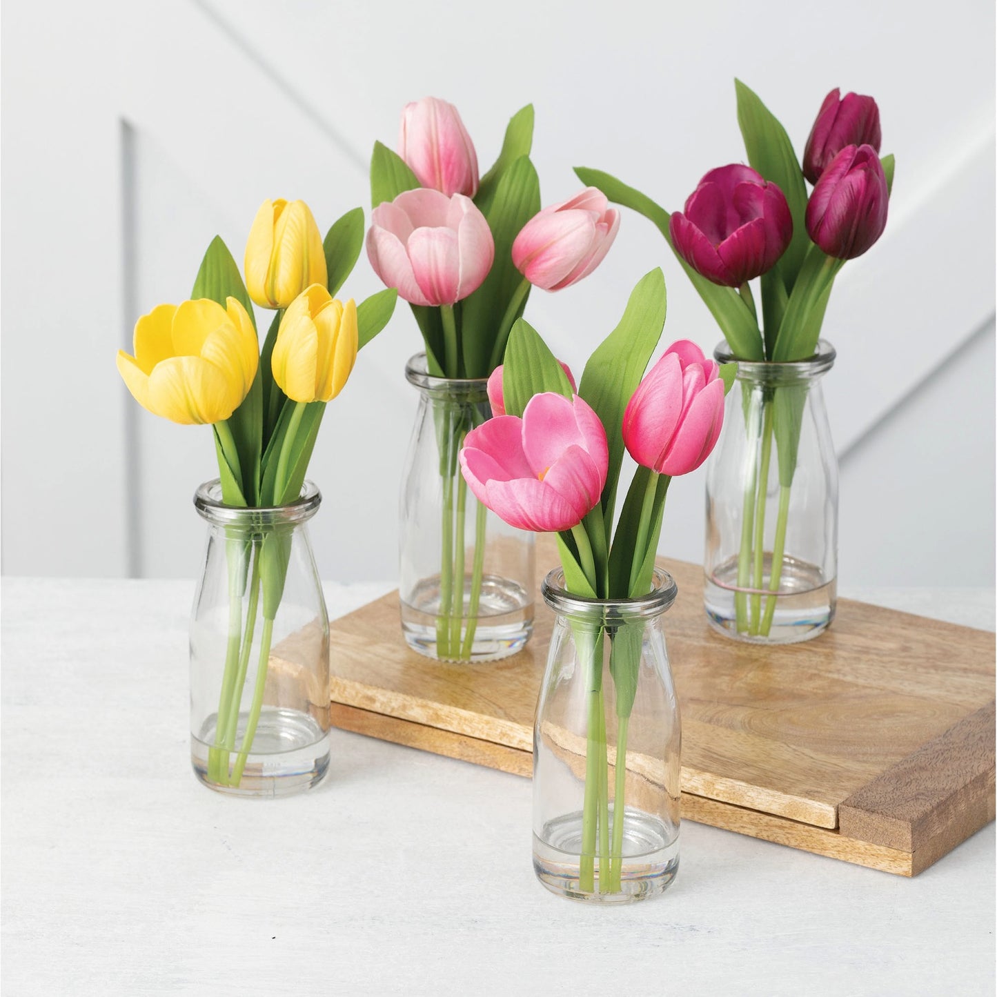 Tulip in Clear Vase