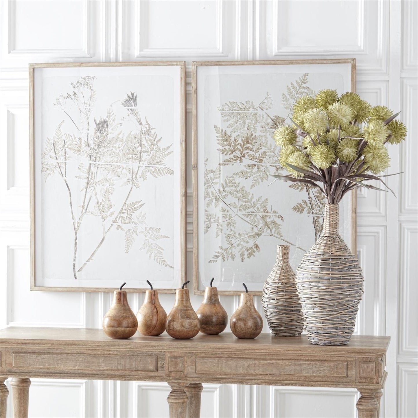 Wooden Framed Fern Prints