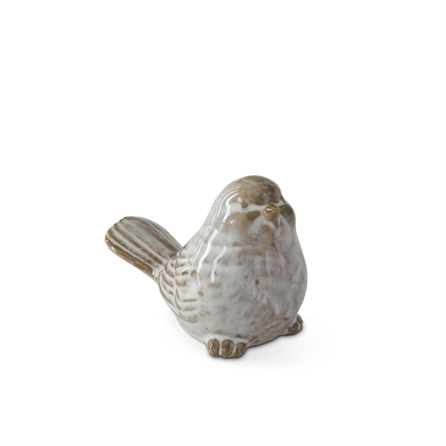 Cream Glazed Ceramic Birds