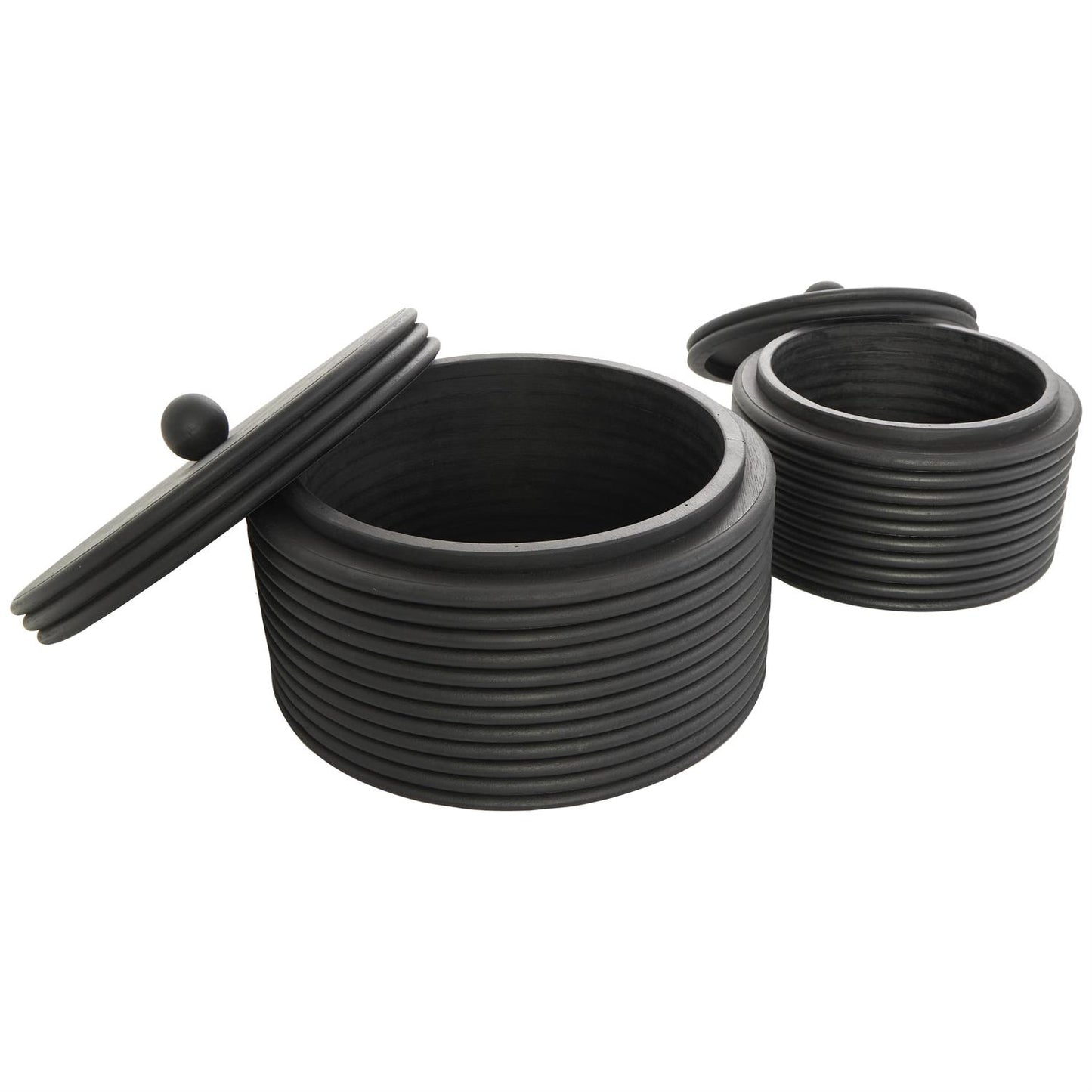 Black Round Decorative Box