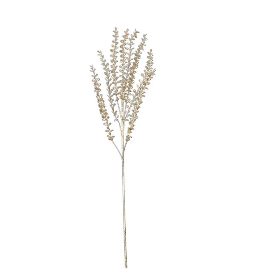 31" Champagne Glittered Stem