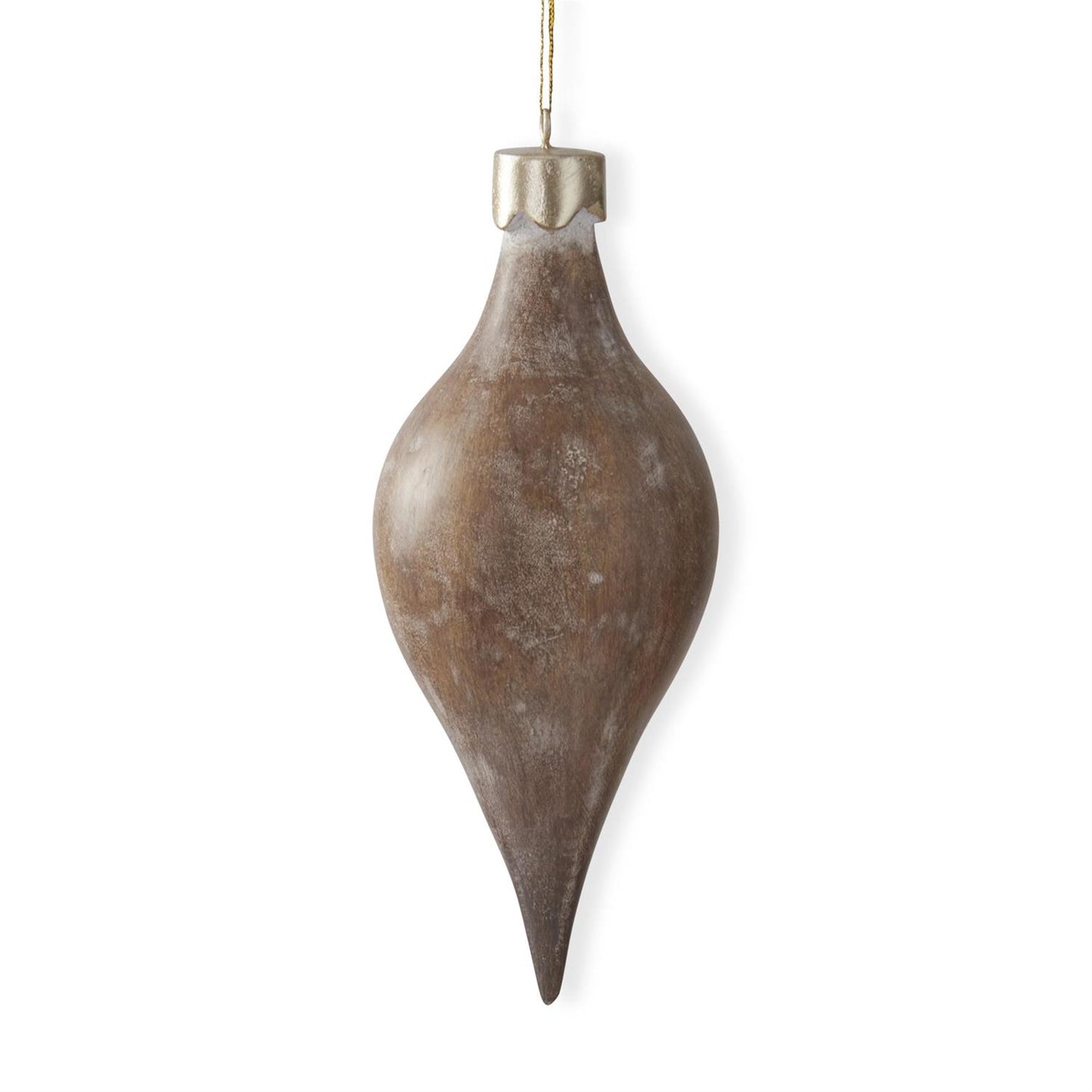 Brown Faux Wood Ornament