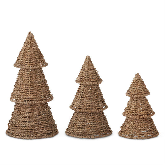 Rattan Christmas Trees