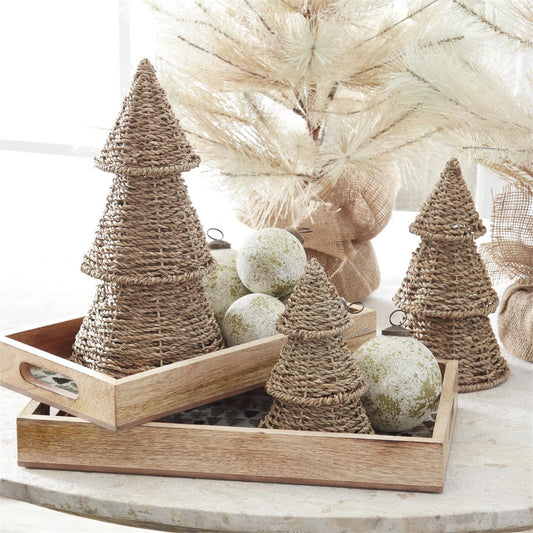 Rattan Christmas Trees