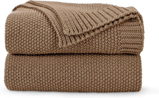 Brown Knit Blanket