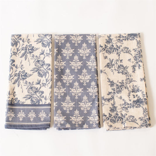 French Blue Tea Towels